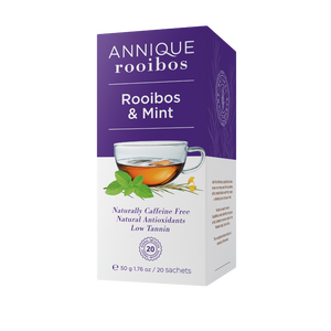 Lekker Rooibos Mint tea relief indigestion