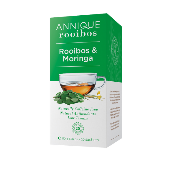 Lekker Rooibos Moringa Tea to improve energy